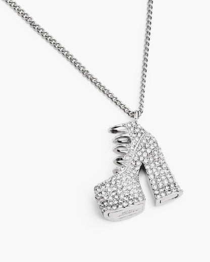 The Pave Kiki Boot Necklace