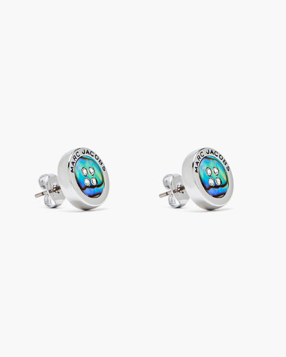 The Button Abalone Stud Earrings