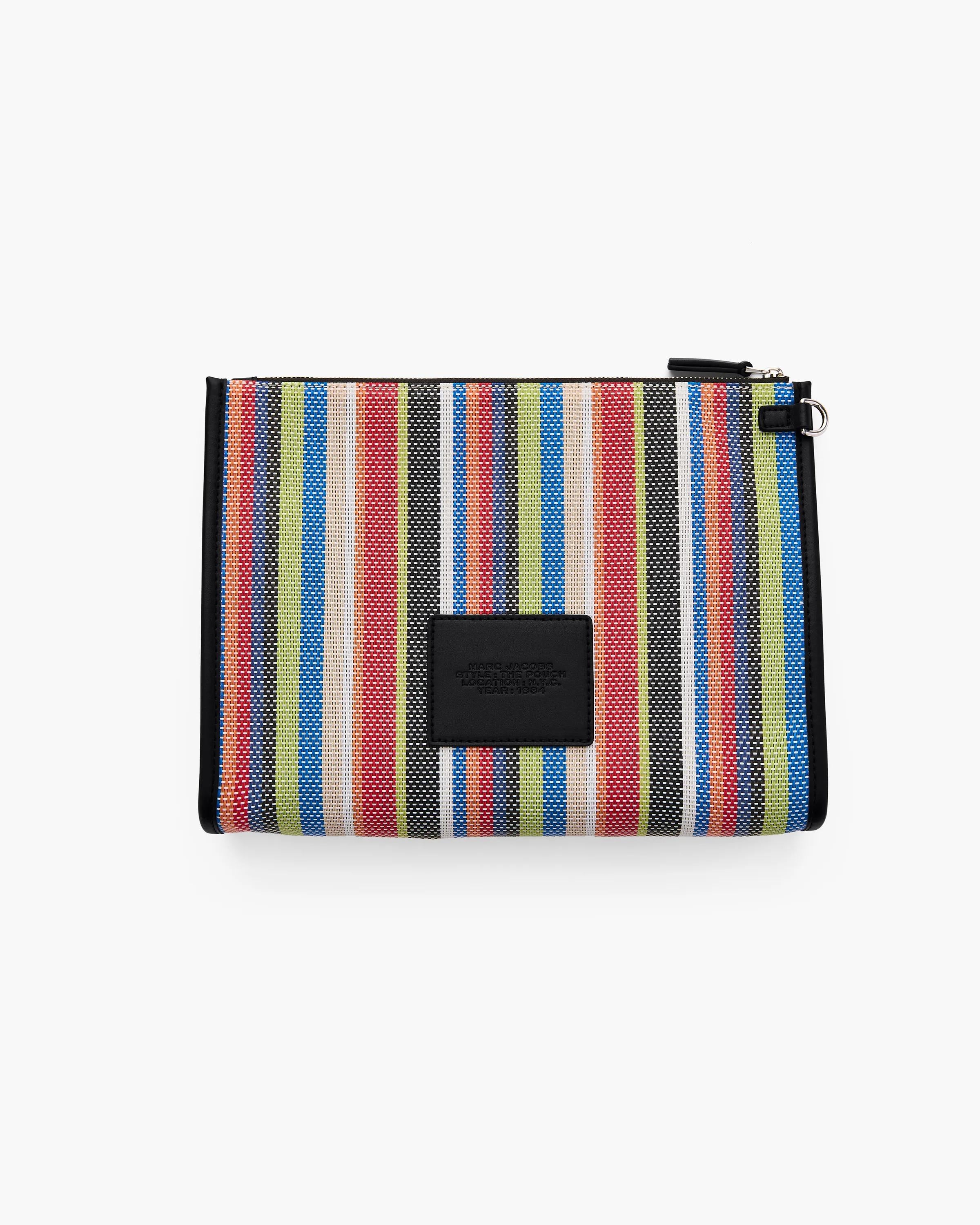 The Stripe Mesh Large Pouch