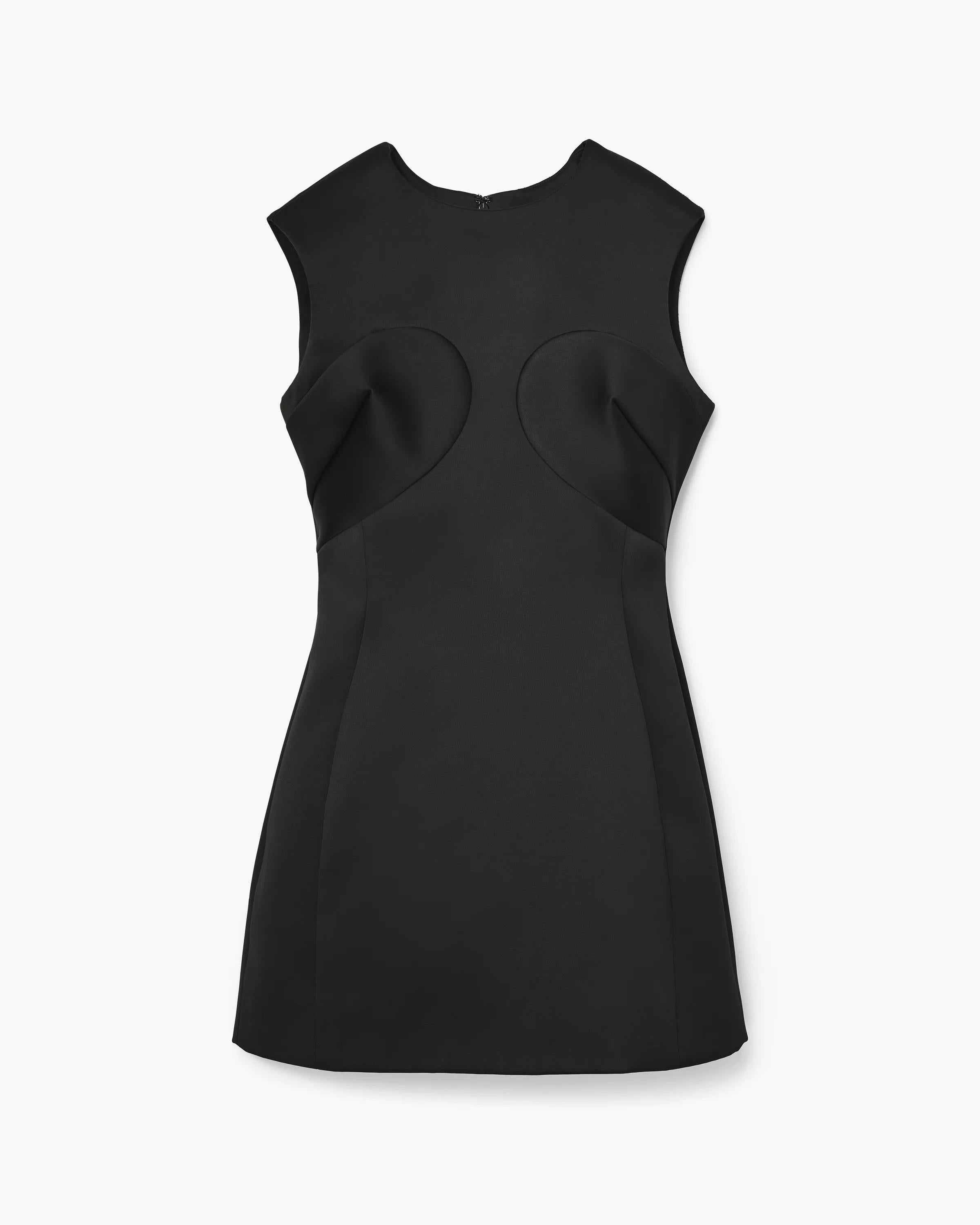 Seamed Up Satin Dress