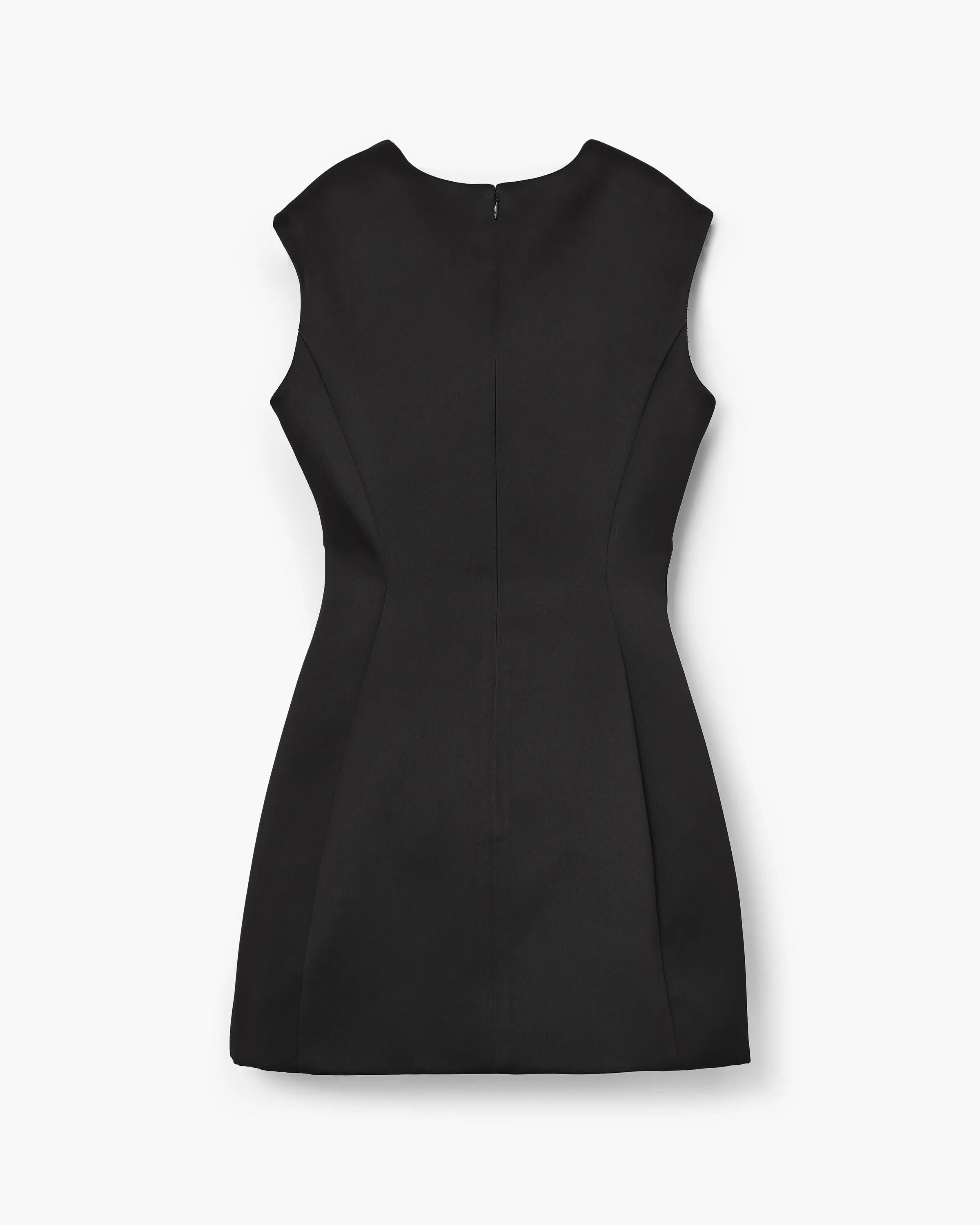 Seamed Up Satin Dress