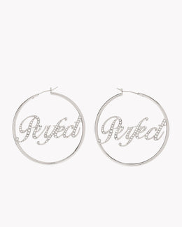 The Perfect Pave Hoop Earrings