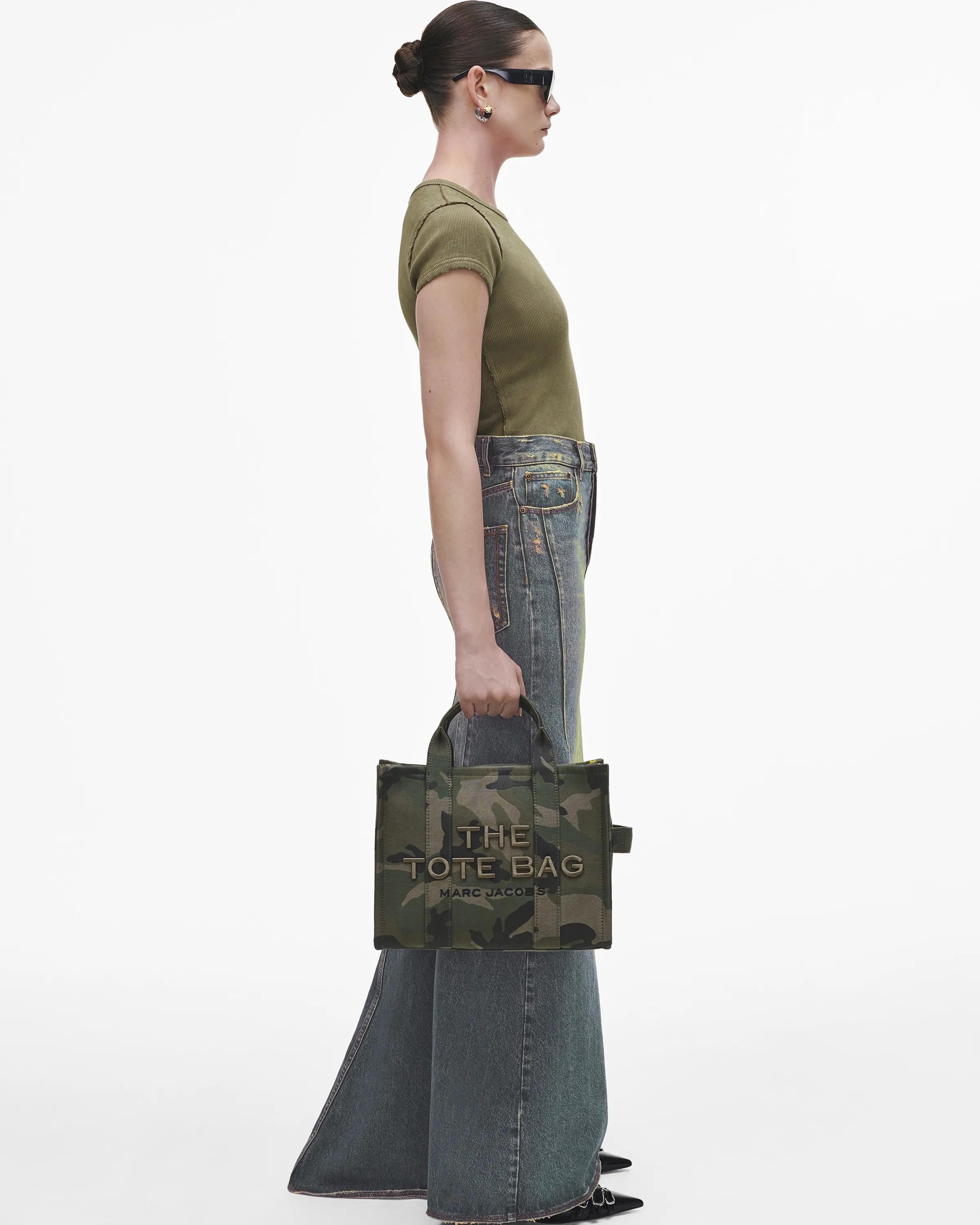 The Camo Jacquard Medium Tote Bag
