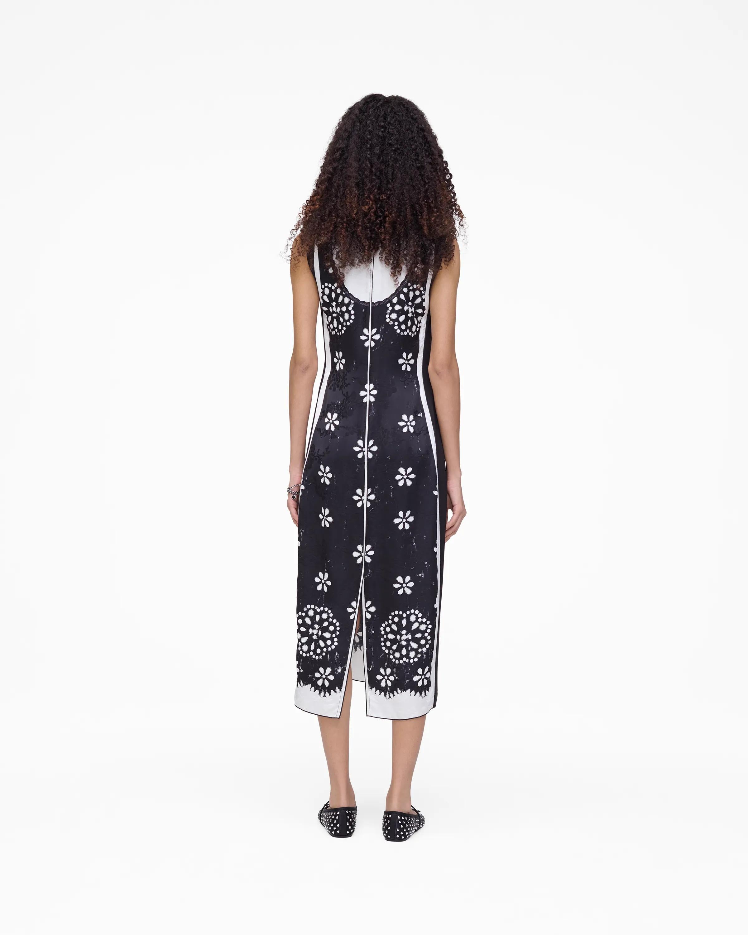 Trompe L'Oeil Eyelet Dress