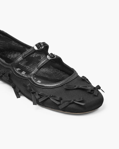 The Bow Mesh Kiki Ballerina