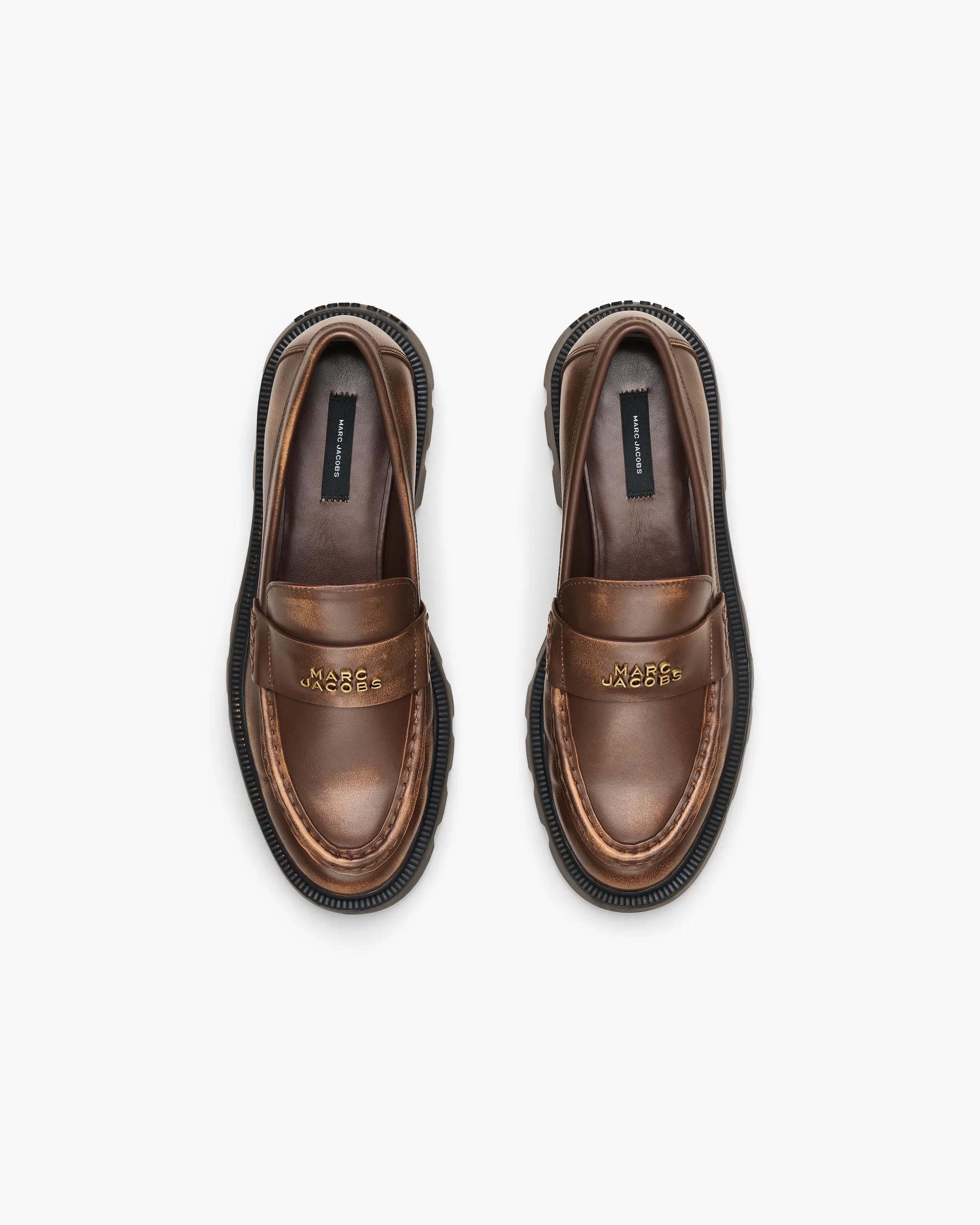 The Distressed Leather Frankie Loafer