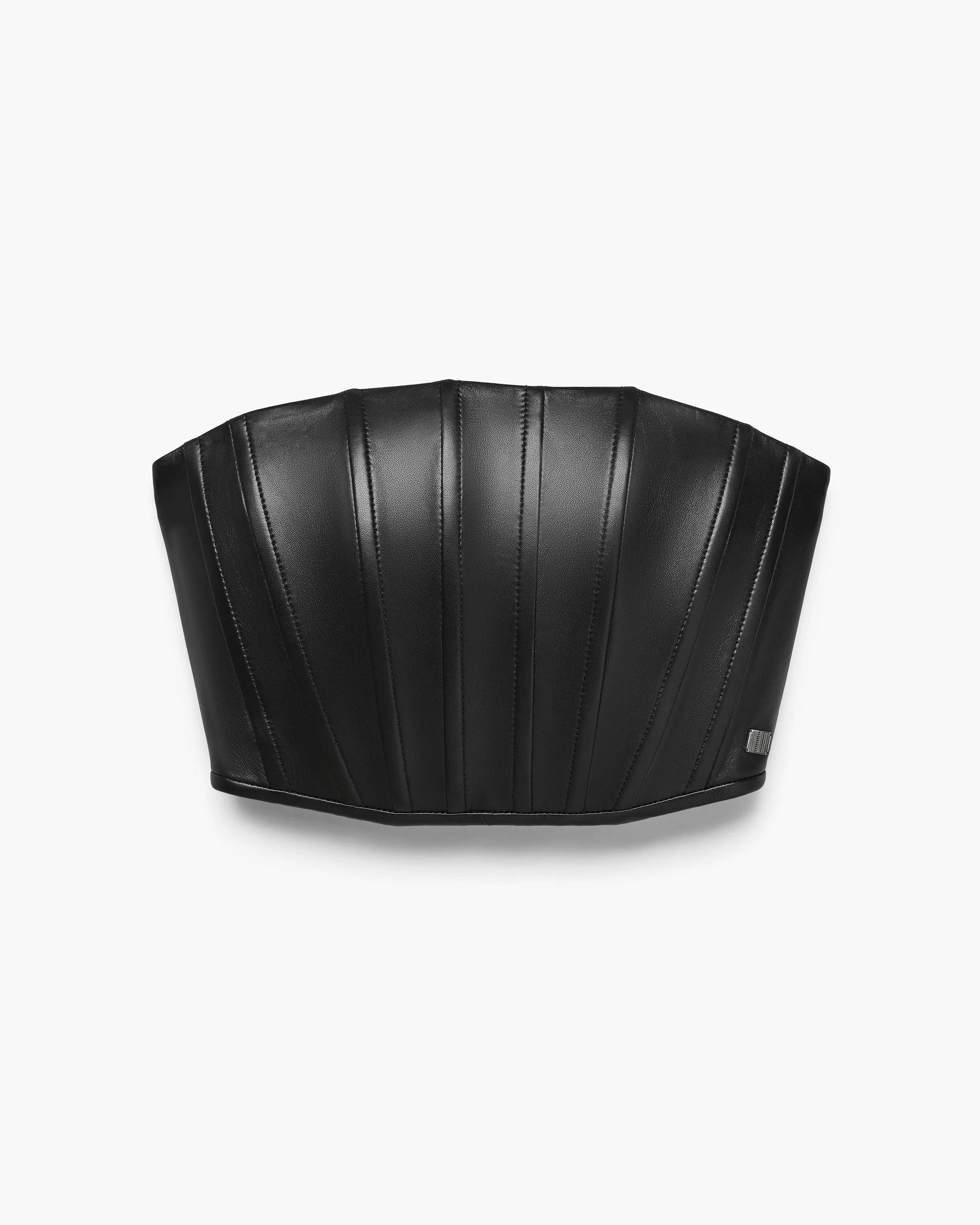 Strapless Leather Corset