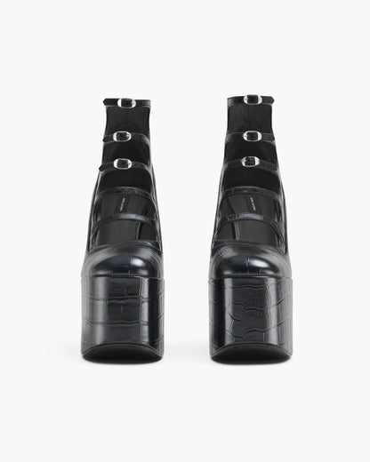 The Croc Embossed Kiki Ankle Boot