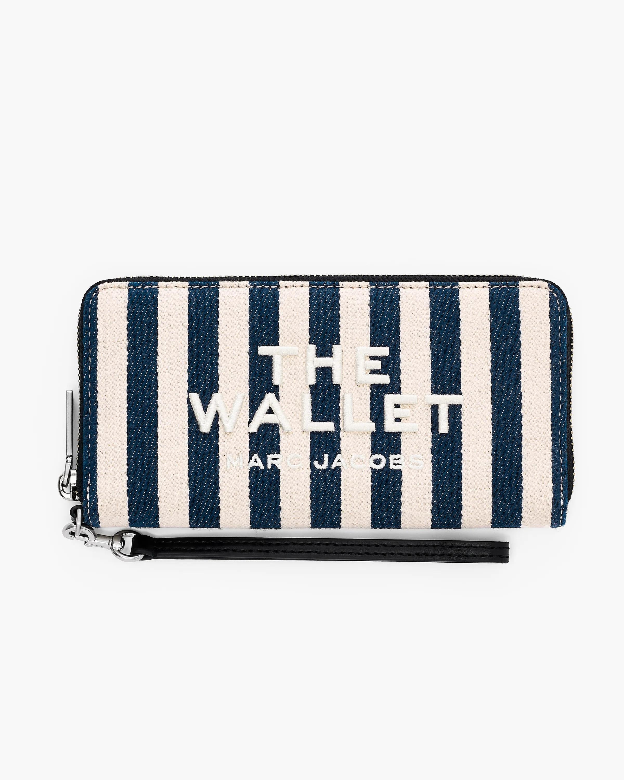 The Stripe Canvas Continental Wallet