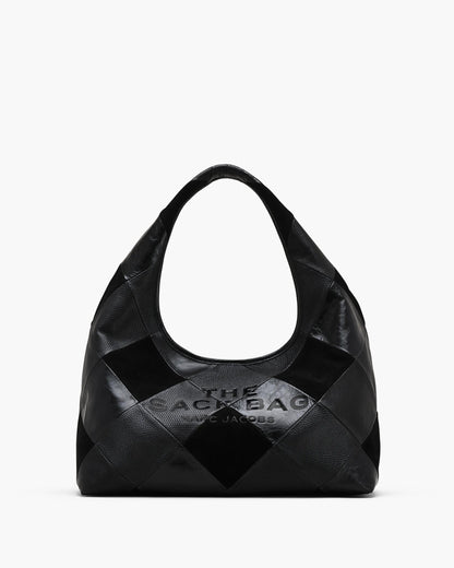 The Suede Patchwork Sack Bag