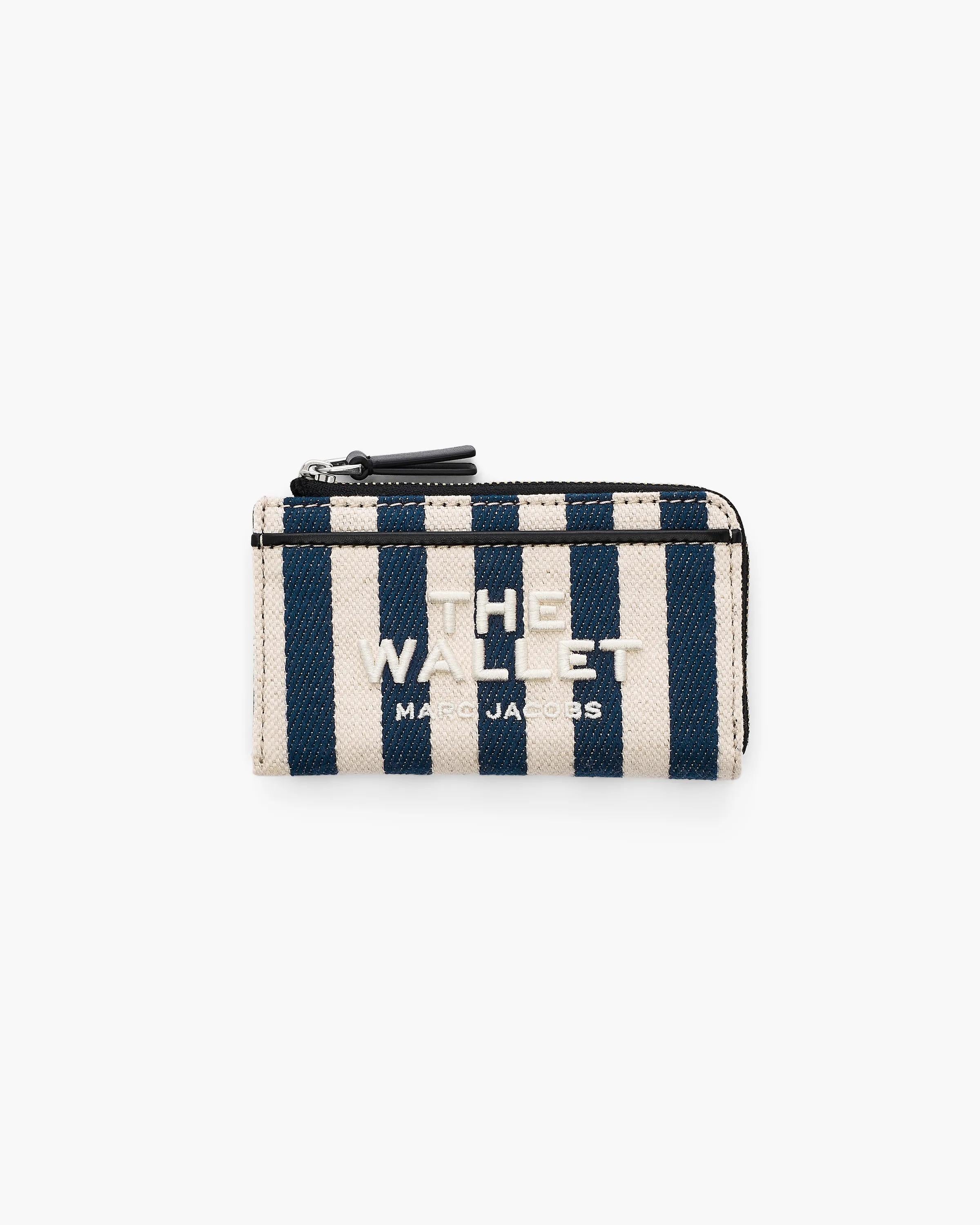 The Stripe Canvas Top Zip Multi Wallet