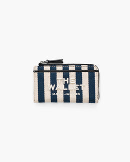 The Stripe Canvas Top Zip Multi Wallet