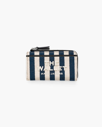 The Stripe Canvas Top Zip Multi Wallet