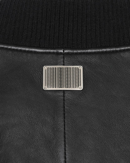 Puffy Leather Bomber