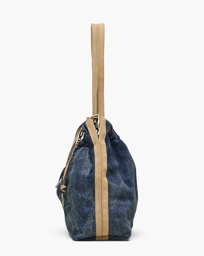The Denim Suede Cristina Tote