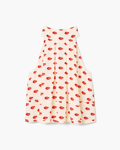 Lips Halterneck Tie Top