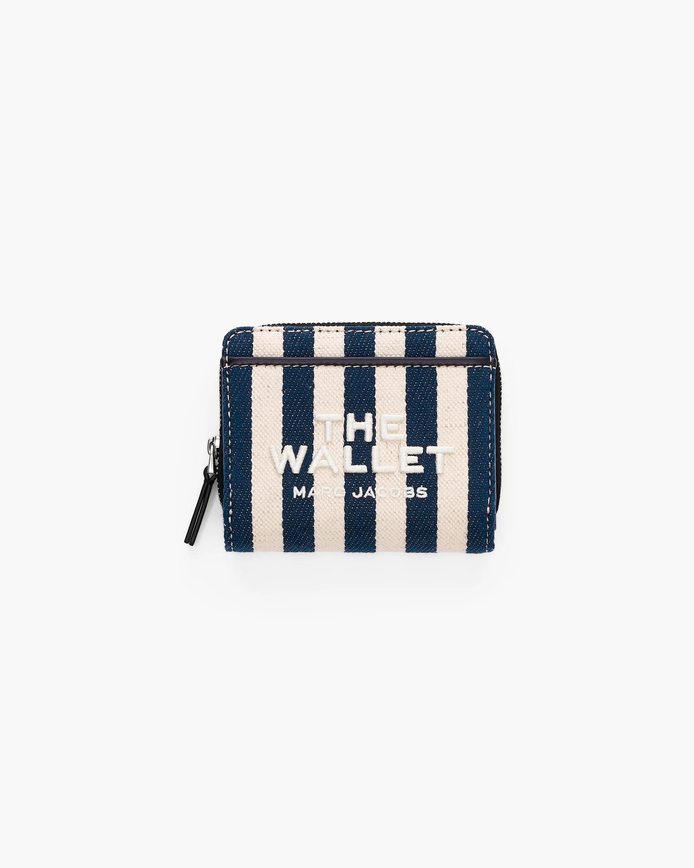 The Stripe Canvas Mini Compact Wallet