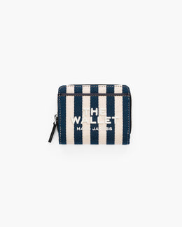 The Stripe Canvas Mini Compact Wallet