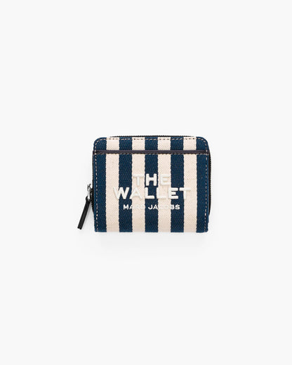 The Stripe Canvas Mini Compact Wallet