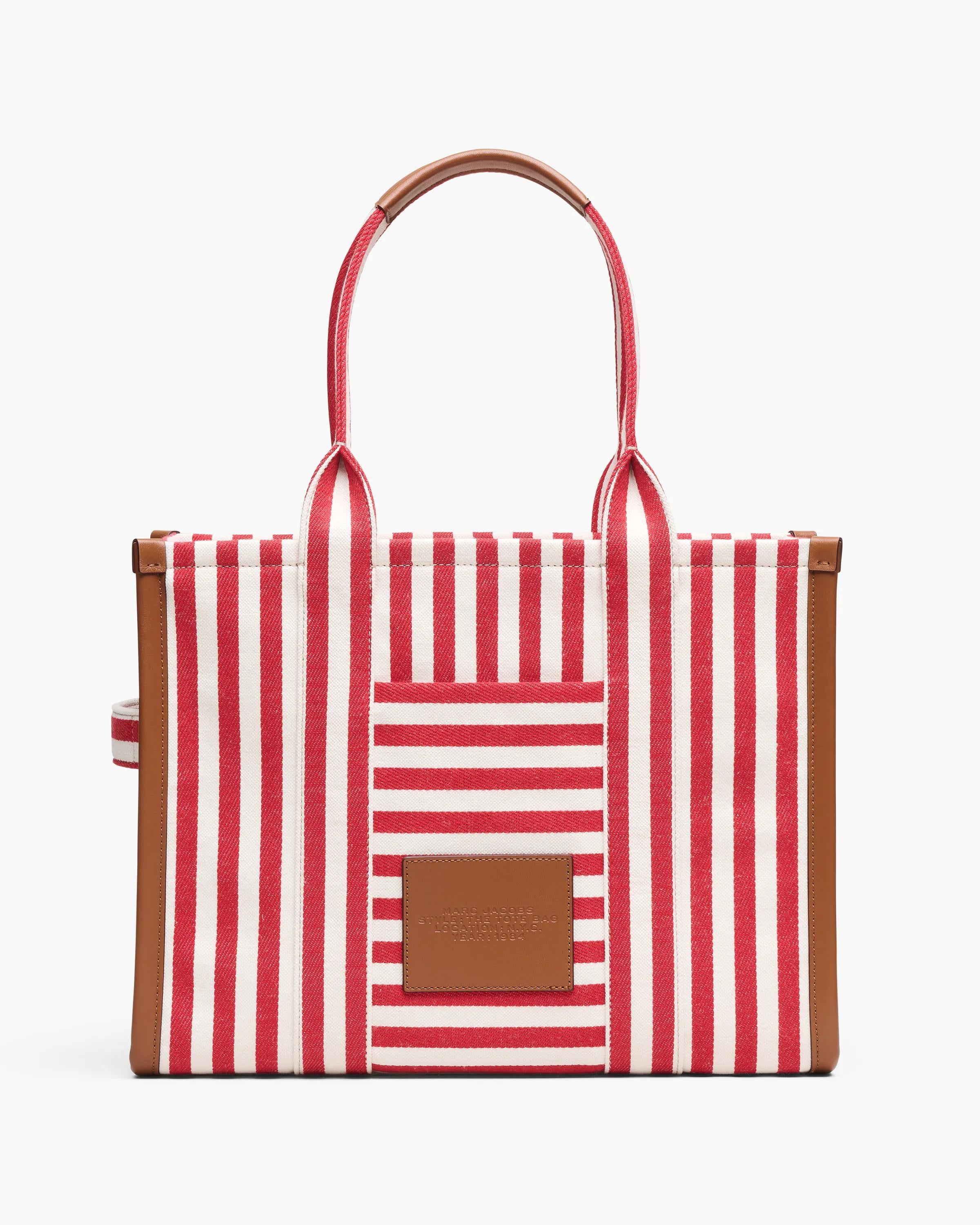 The Stripe Canvas Large Tote Bag
