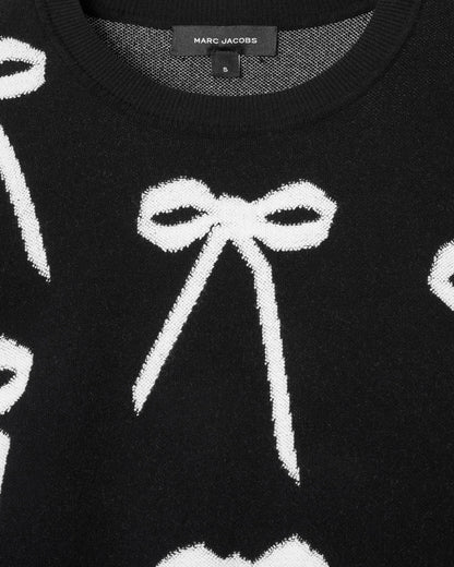 Bow Jacquard Sweater