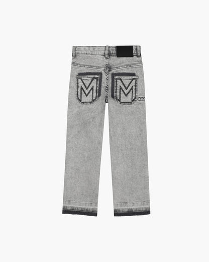 The Trompe Loeil Chain Jeans