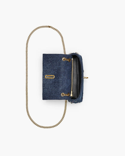 The Trinket Charm Denim Dual Chain Mini Bag