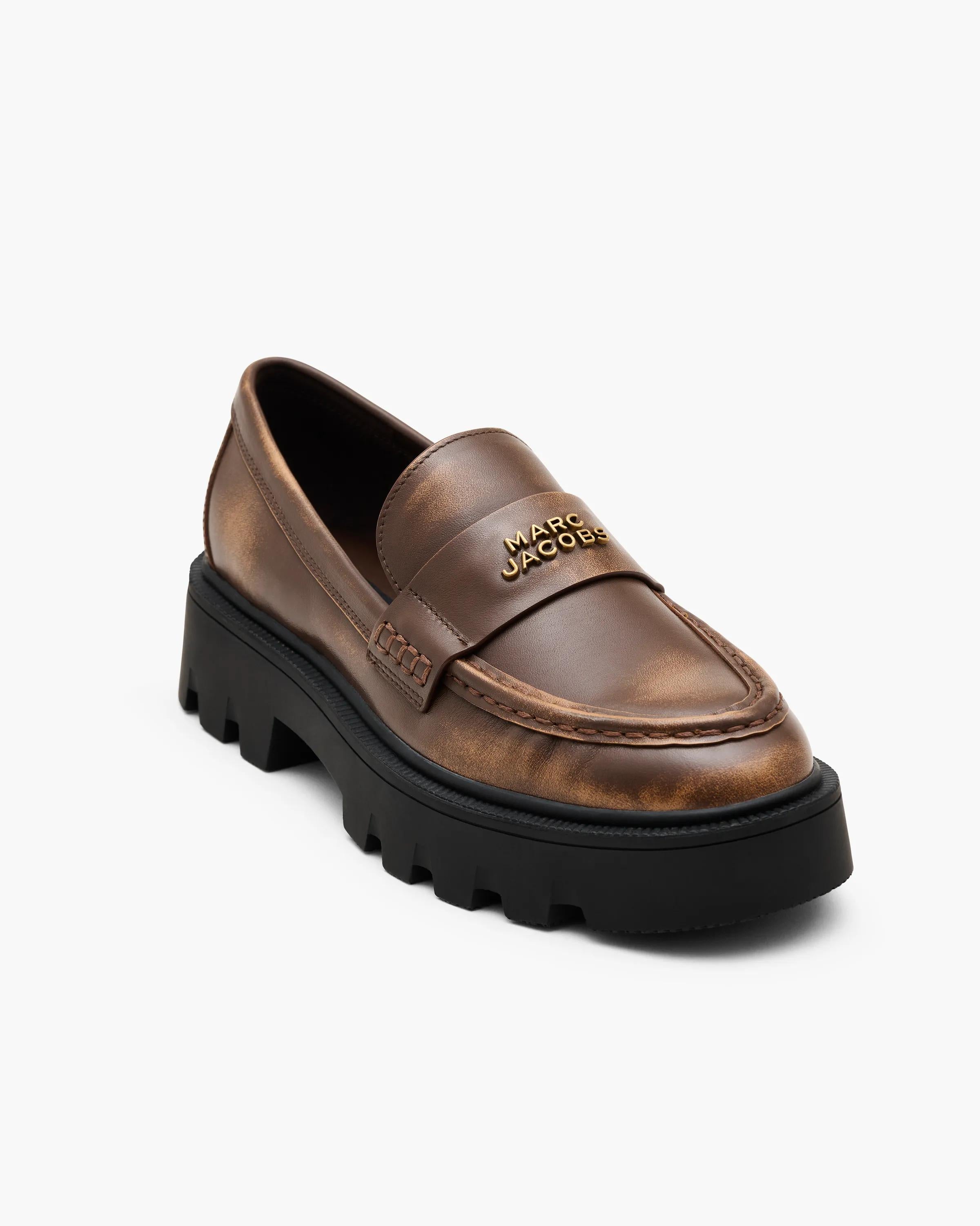 The Distressed Leather Frankie Loafer