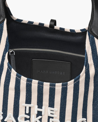 The Stripe Canvas Belted Sack Bag