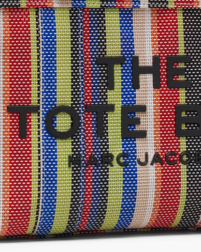 The Stripe Mesh Small Tote Bag