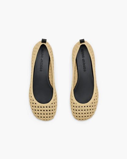 The Crochet Lace Up Ballerina