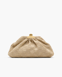 The Summer Woven Glam Clutch