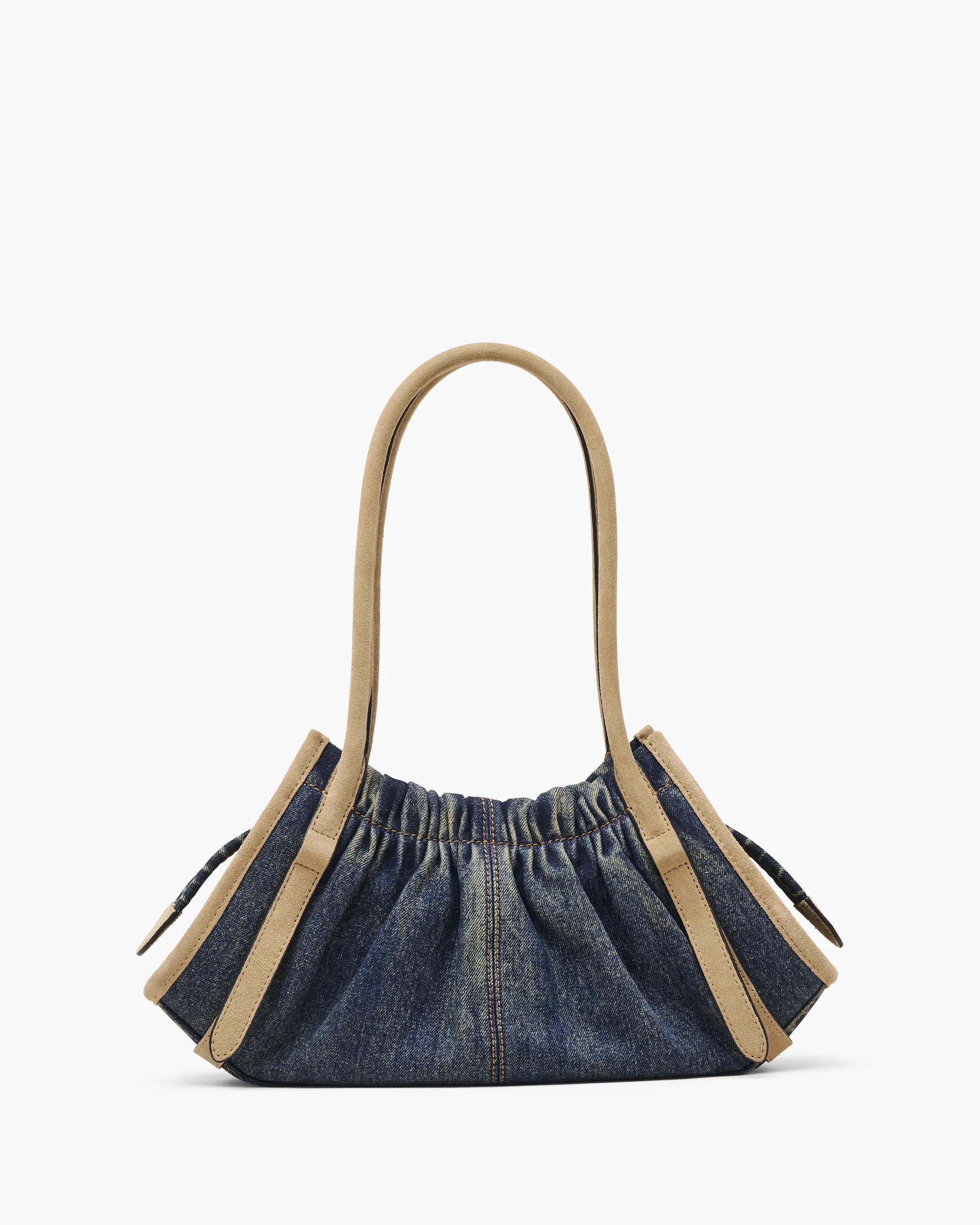 The Denim Suede Cristina Satchel