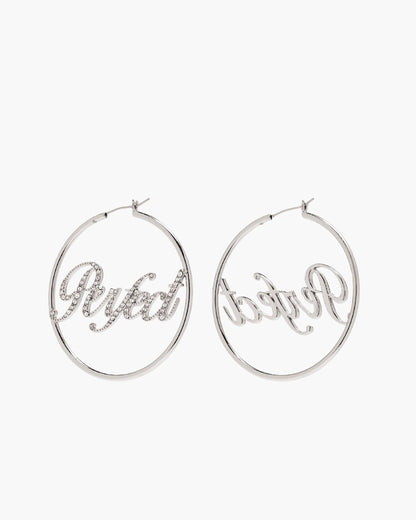 The Perfect Pave Hoop Earrings