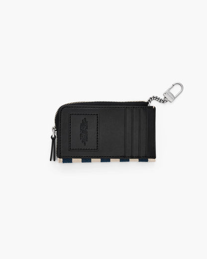 The Stripe Canvas Top Zip Multi Wallet