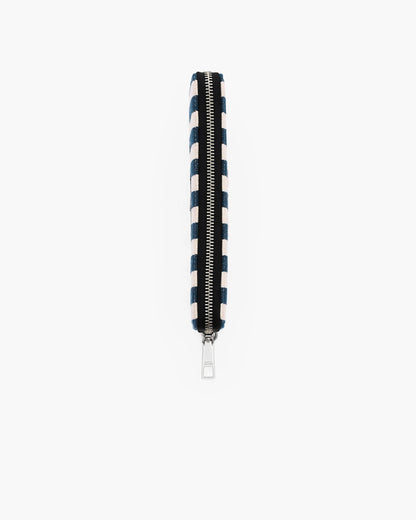 The Stripe Canvas Continental Wallet