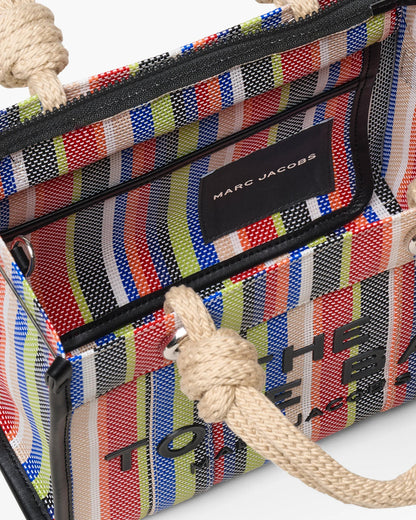The Stripe Mesh Small Tote Bag