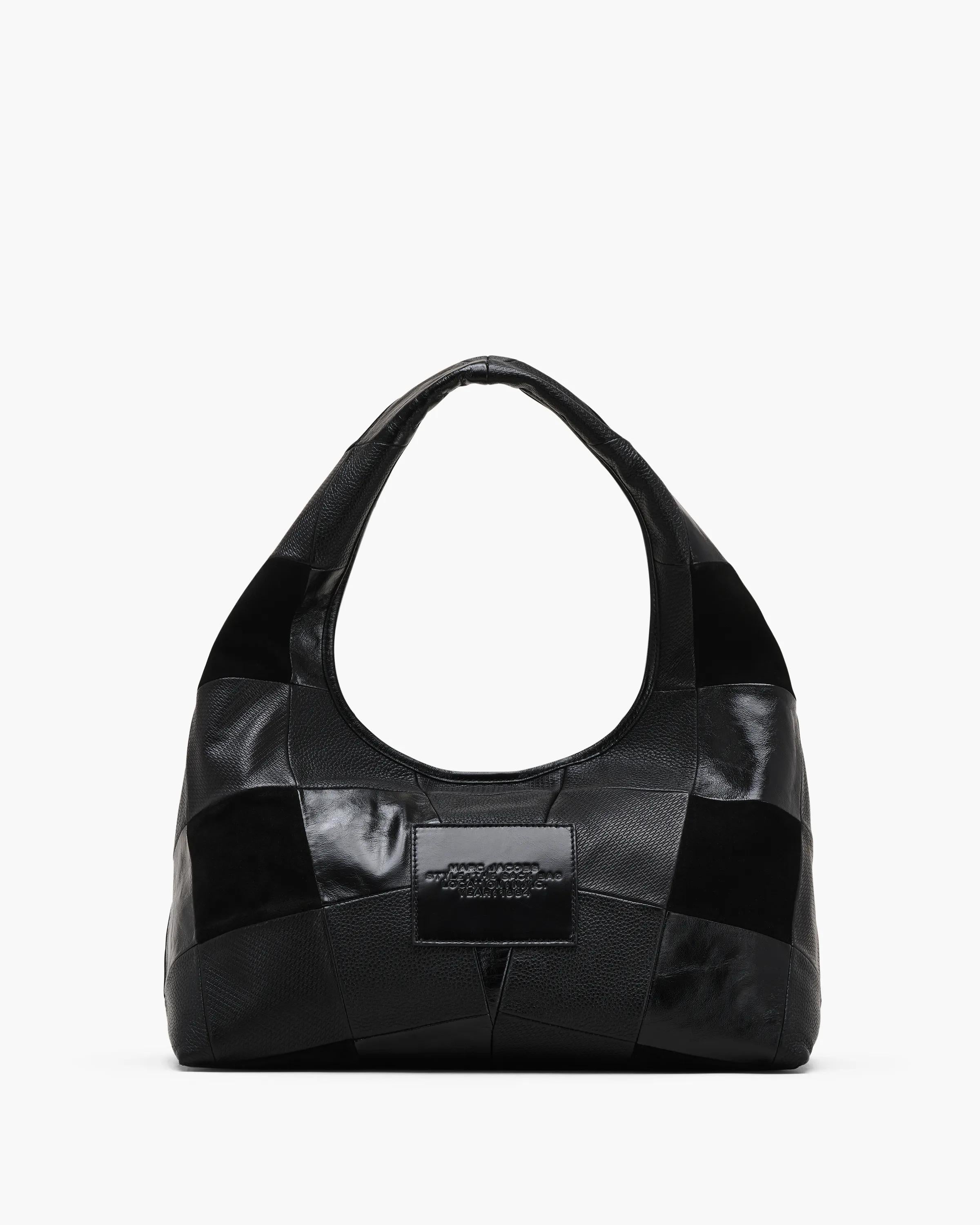 The Suede Patchwork Sack Bag
