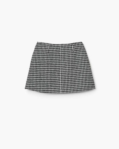 Gingham Tweed Mini Skirt
