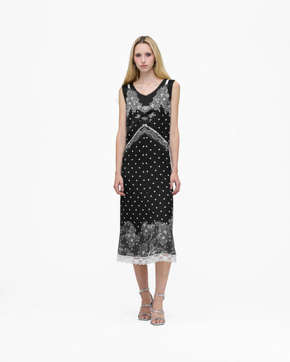 Trompe L'Oeil Slip Midi Dress