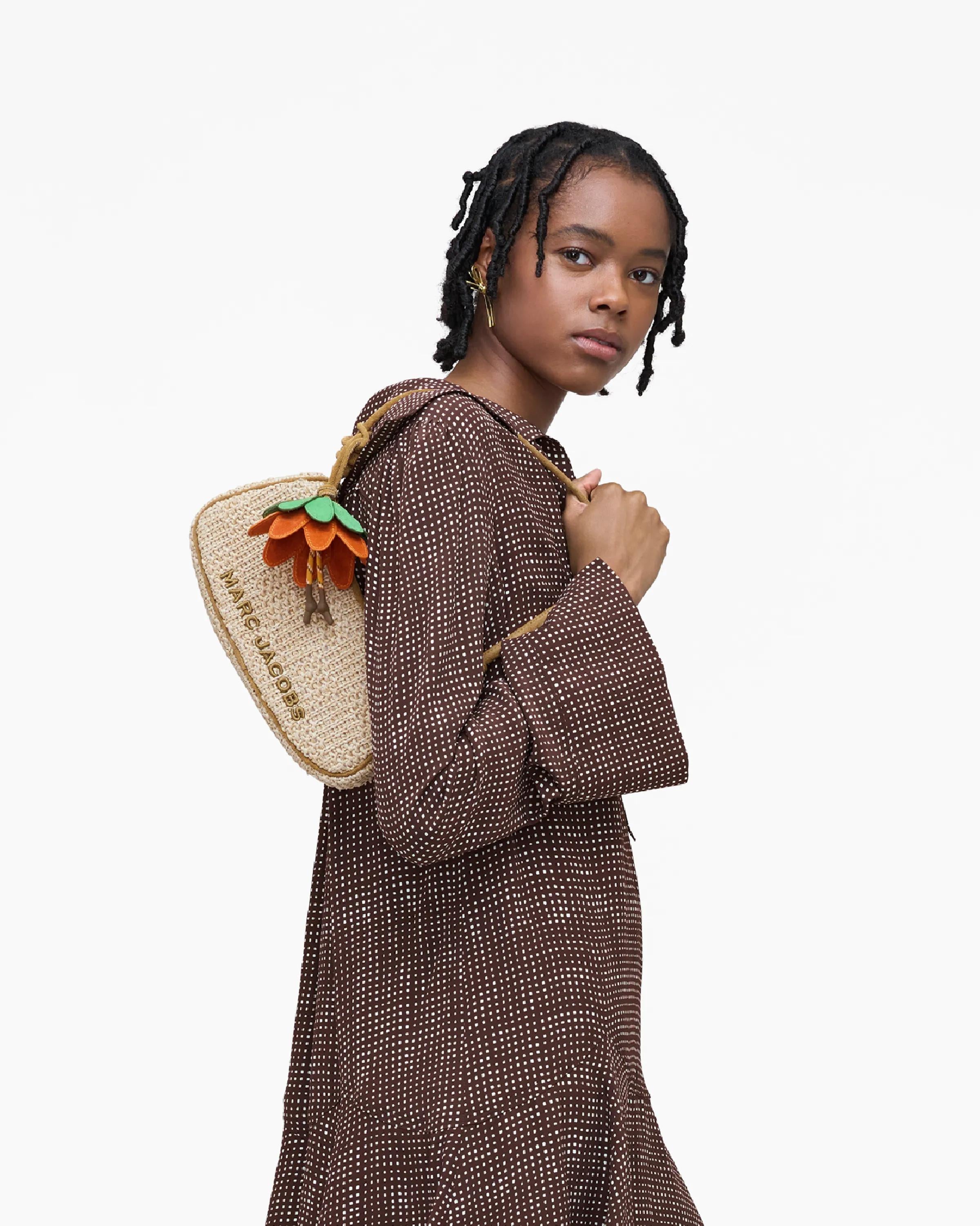 The Summer Woven Charm Shoulder Bag