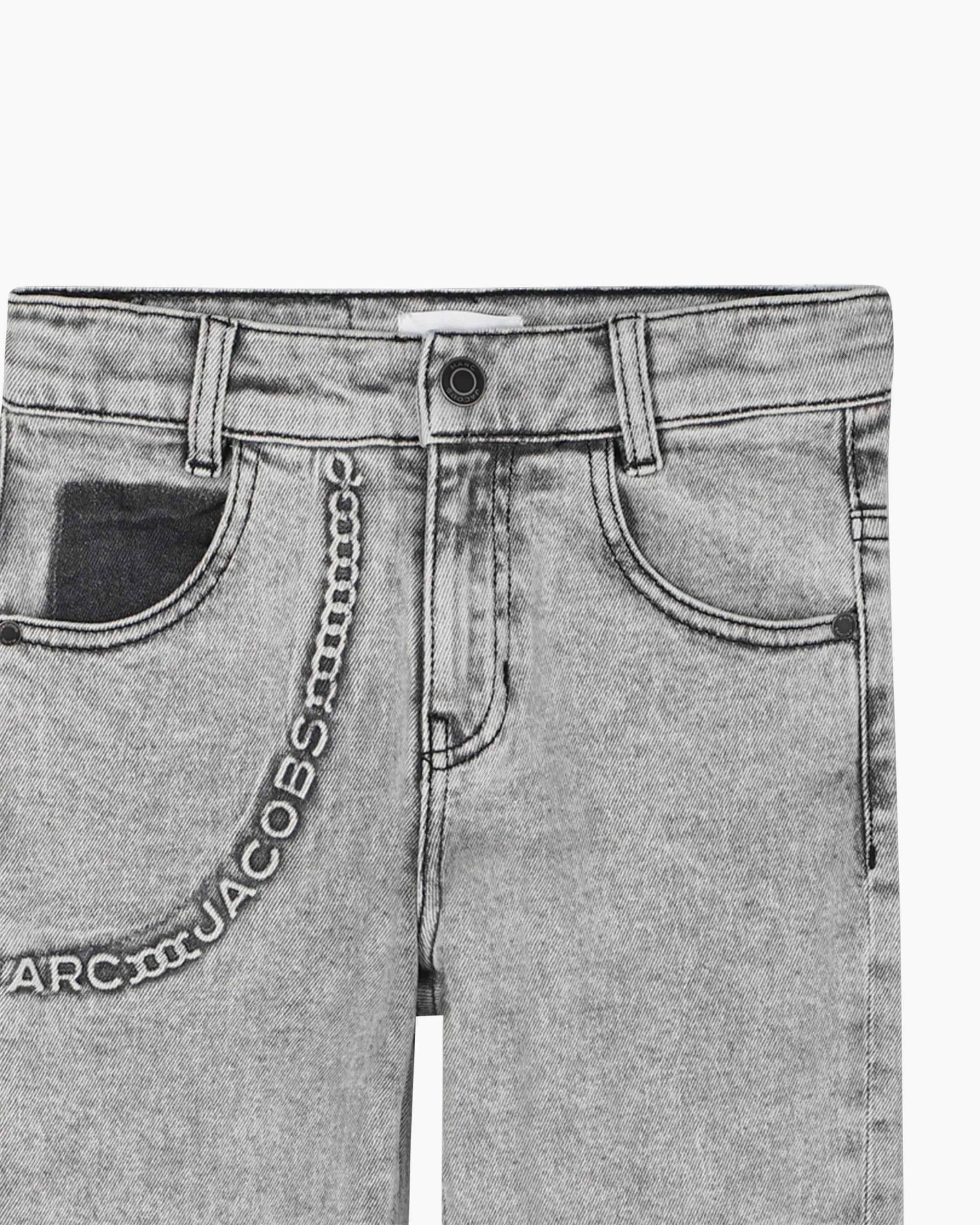 The Trompe Loeil Chain Jeans