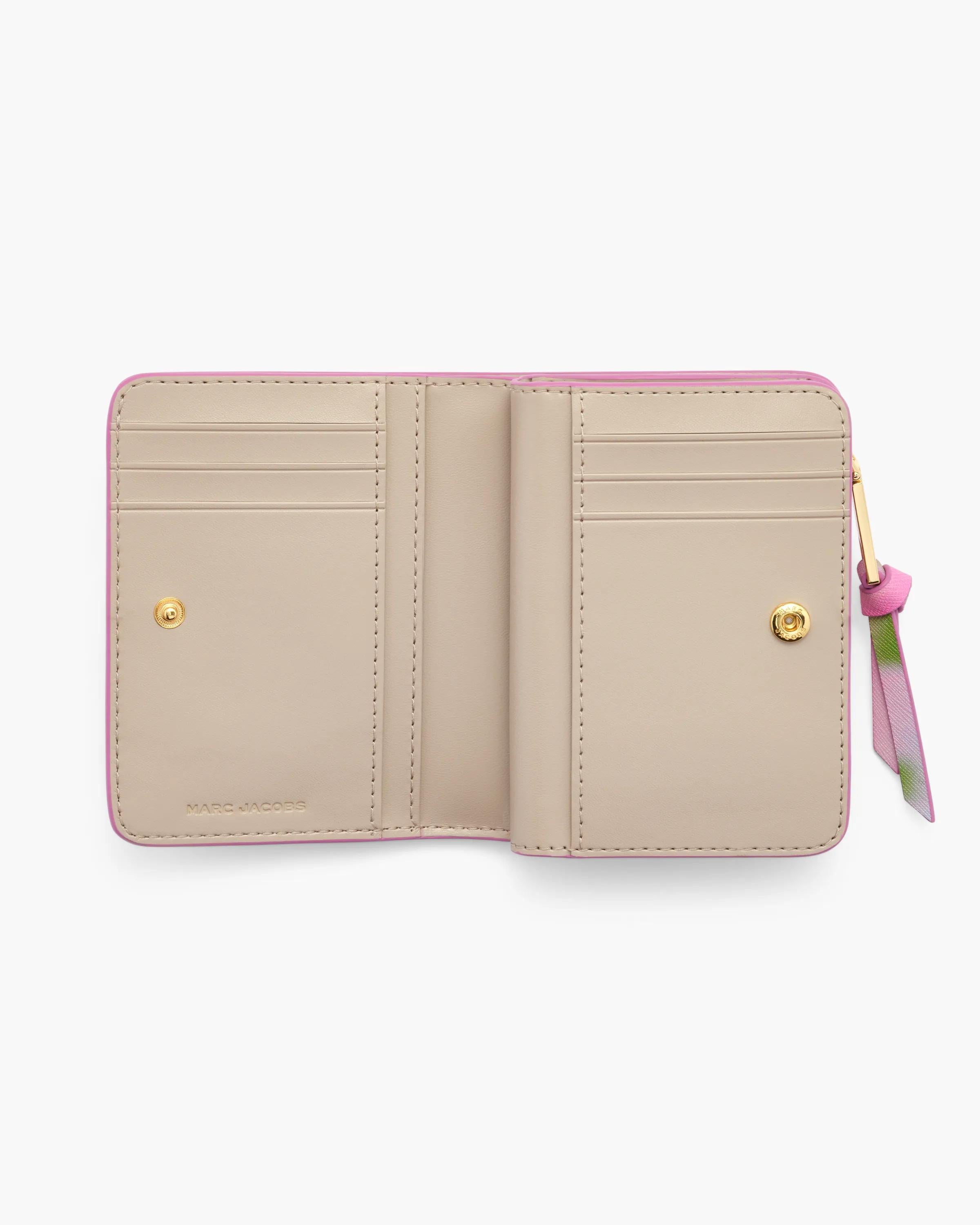The Blurred Floral Snapshot Mini Compact Wallet