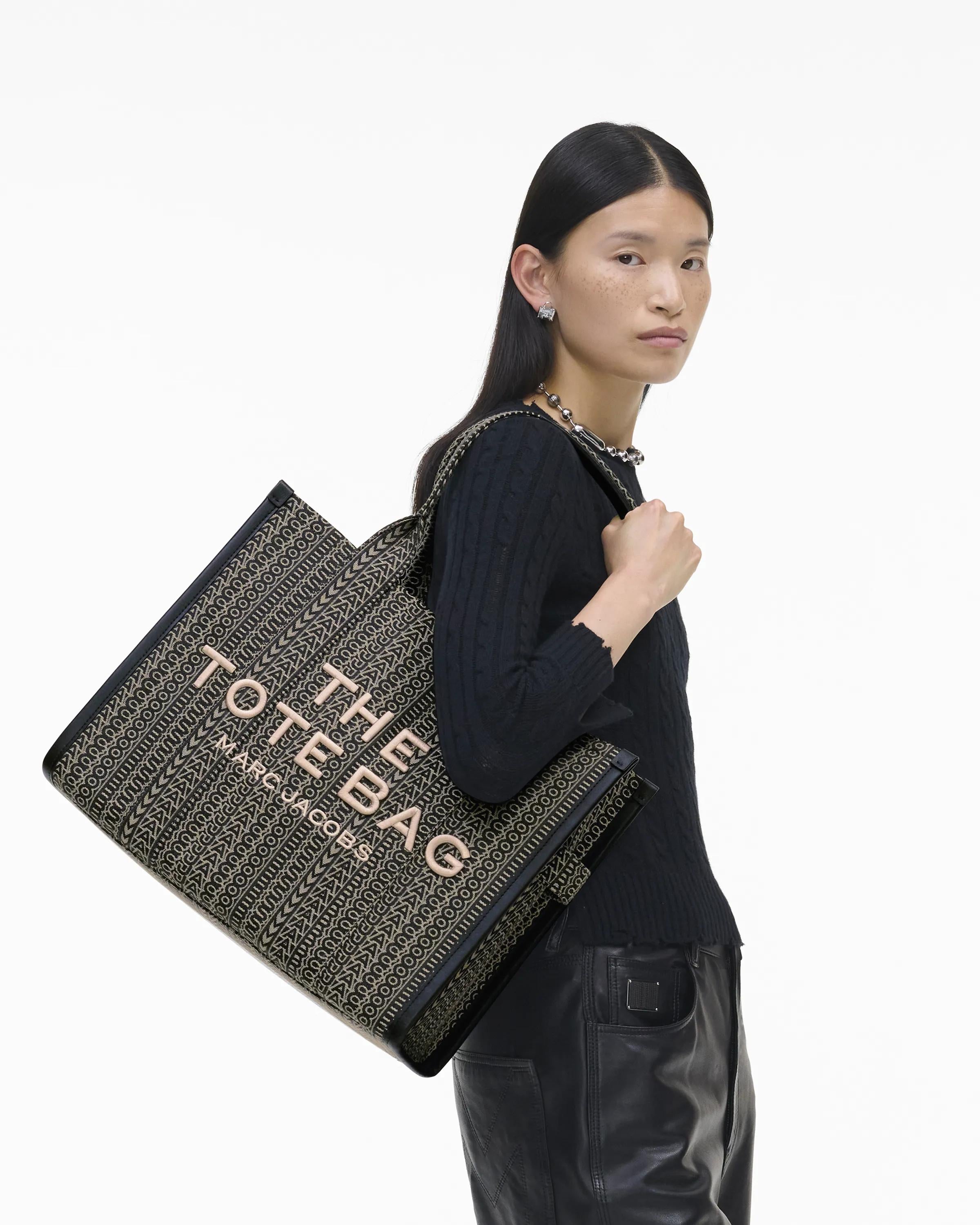 The Monogram Jacquard Large Tote Bag