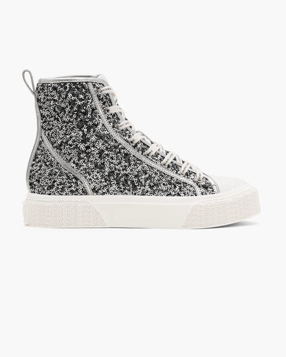 The Sequin High Top Sneaker