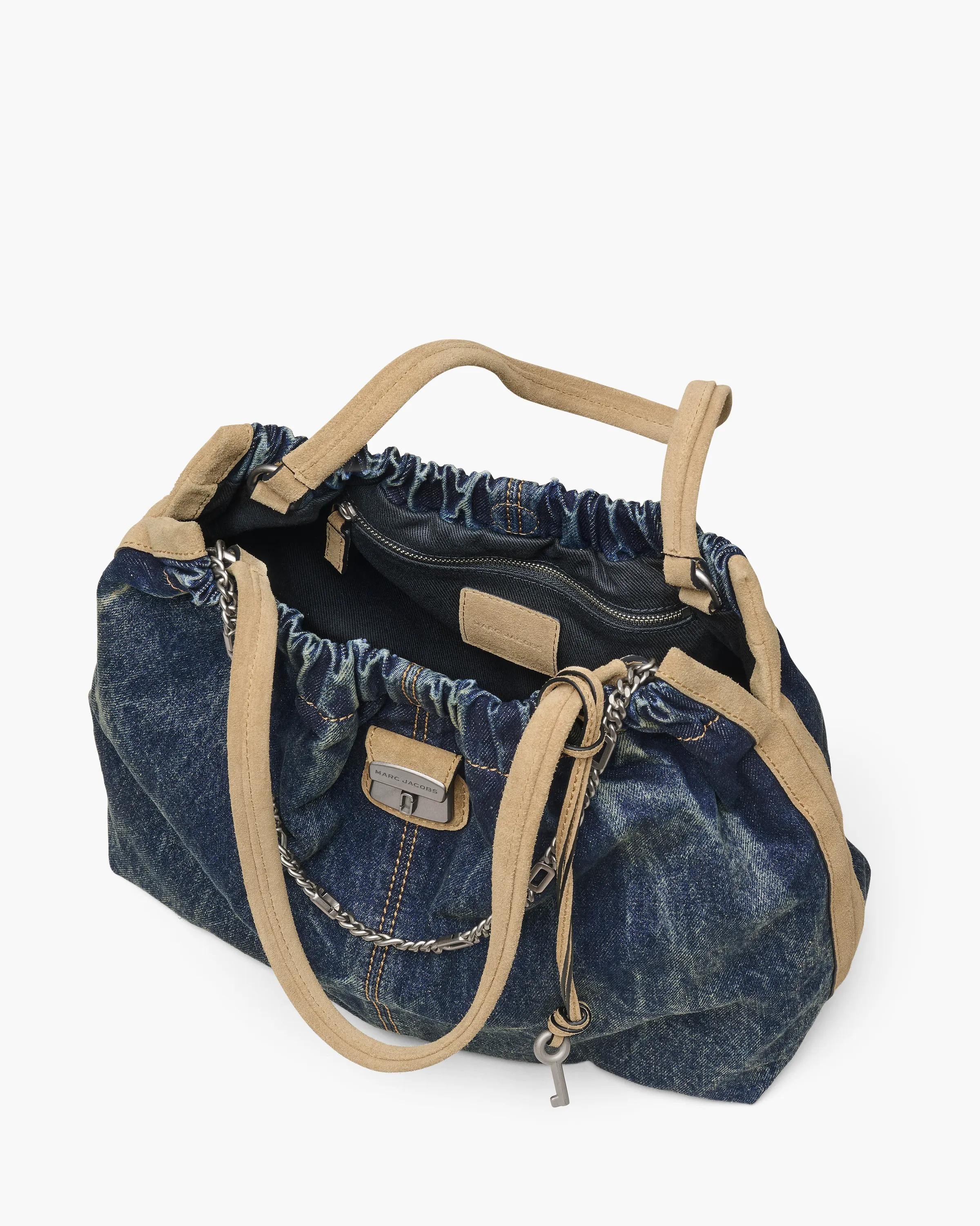 The Denim Suede Cristina Tote