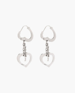 The Heart Handcuff Earrings