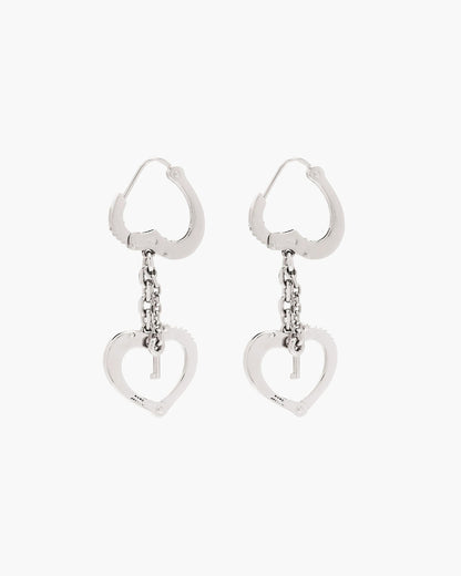The Heart Handcuff Earrings