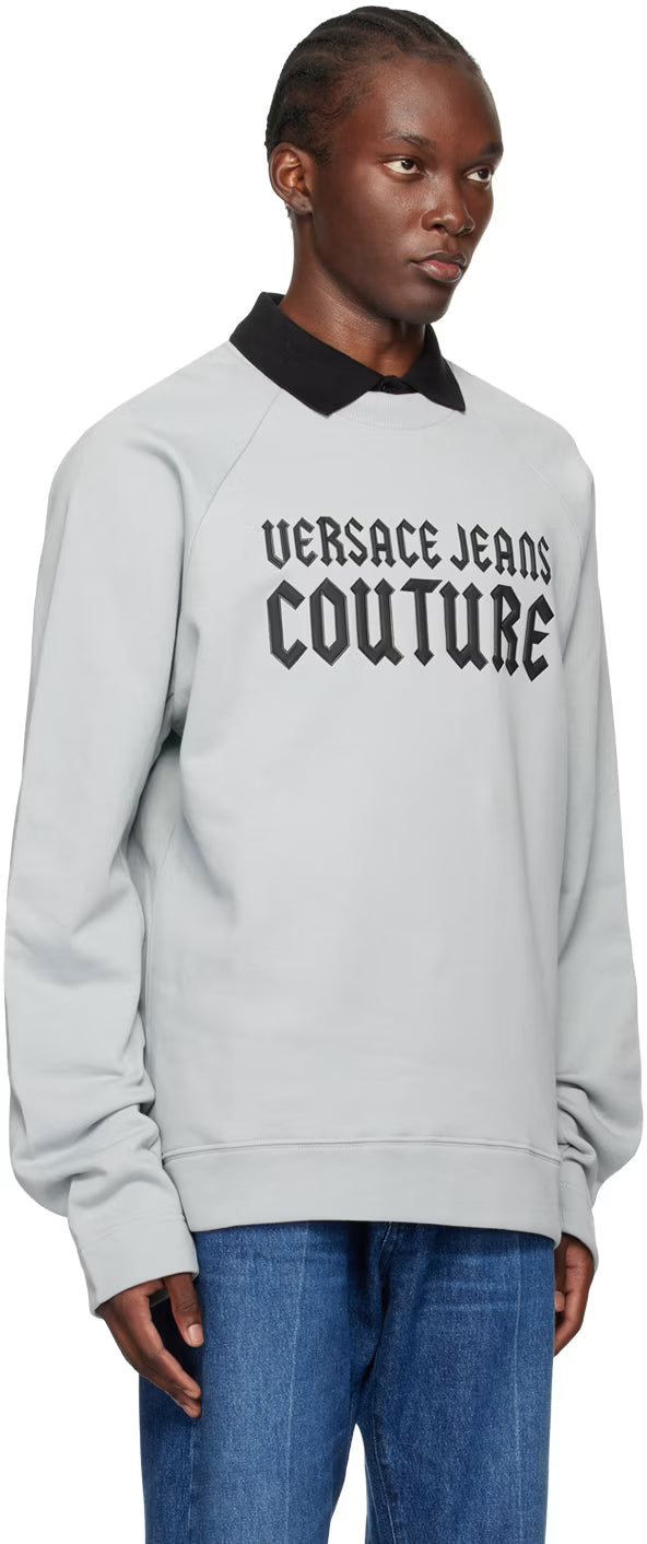 Blue Appliqué Sweatshirt