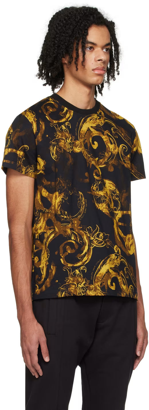 Black Watercolor Couture T-Shirt